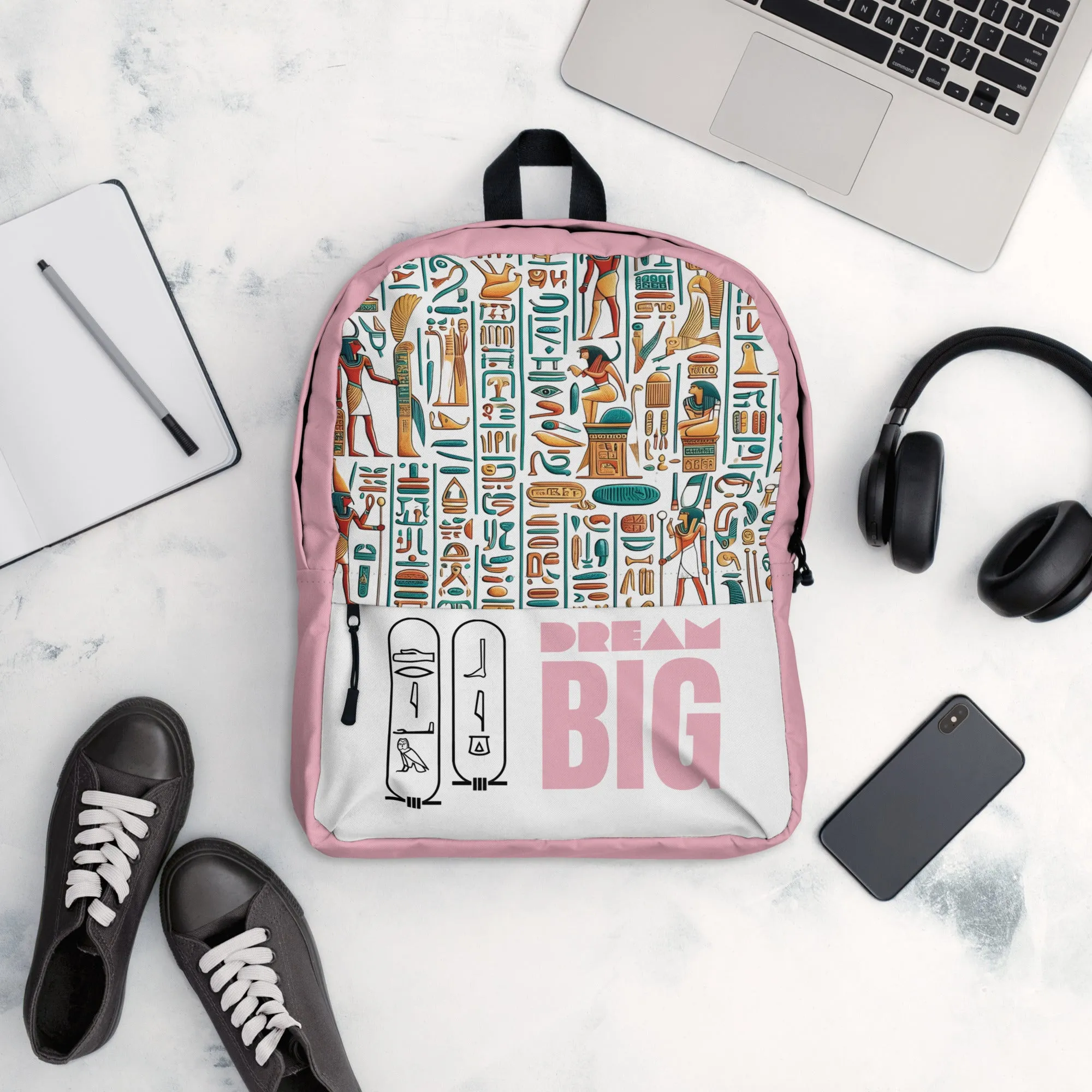 - Smart-enabled Dream Egyptian Big Clean-lined Pink - Backpack Style