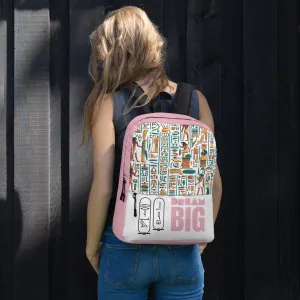 - Smart-enabled Dream Egyptian Big Clean-lined Pink - Backpack Style