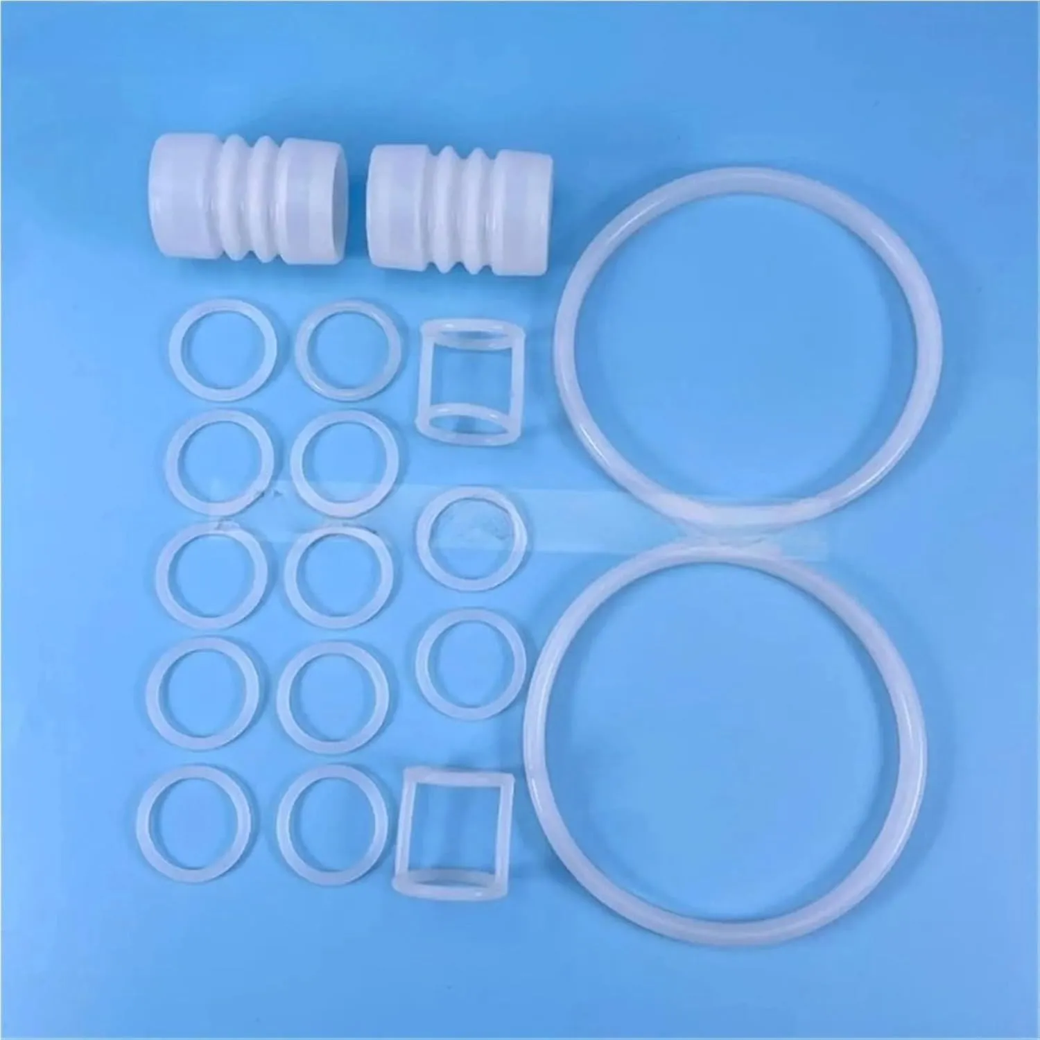 1 Bag 18 Sealing Rings Combo Silicone Gaskets Fittings Replacements Spare Part BQL818T Soft Ice Cream Machines Accessories