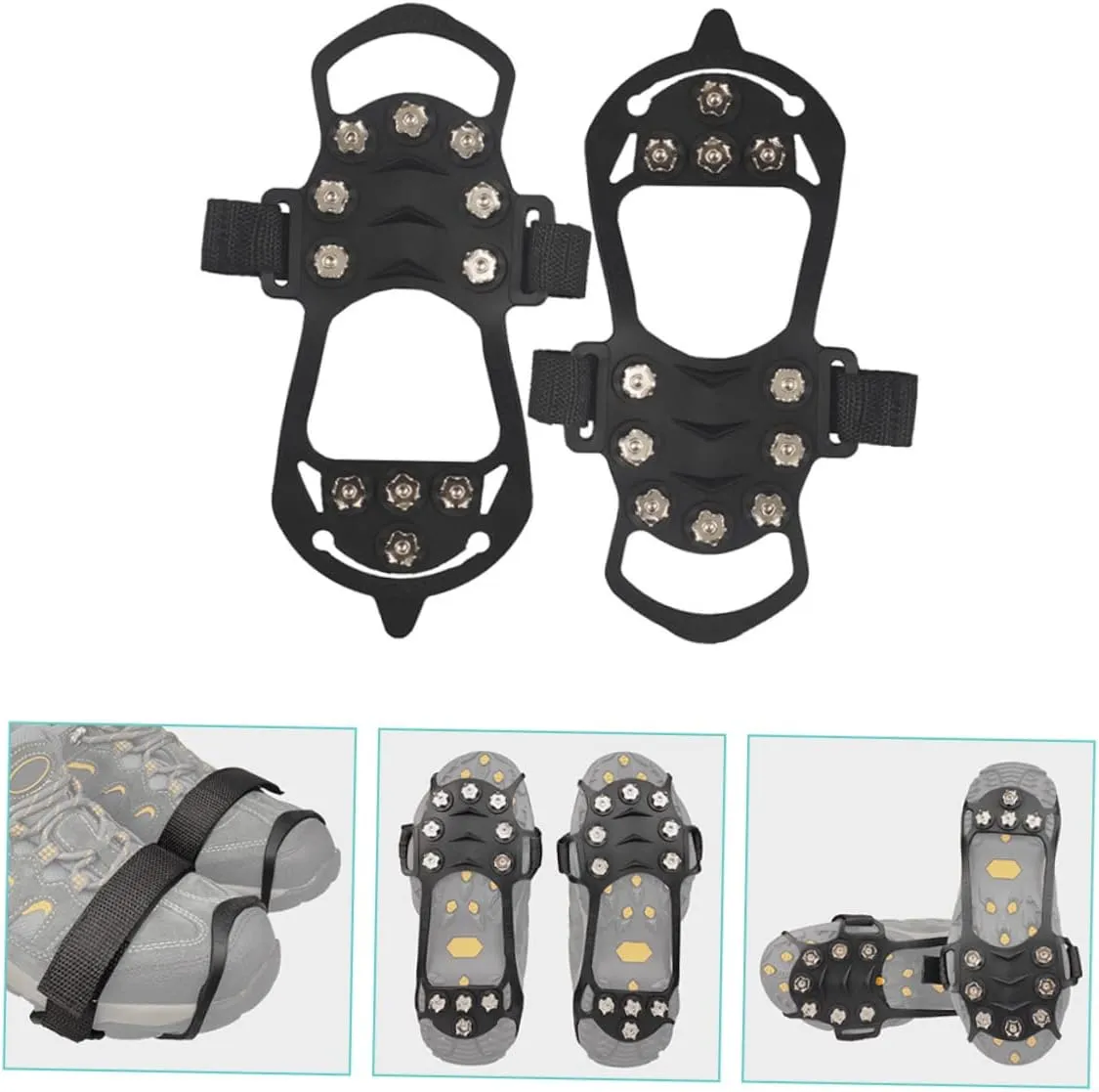 1 Pair Mountaineering Covers Anti-Slip Shoe Covers Climbing Anti-Slip Spike Climbing Shoes Grippers
