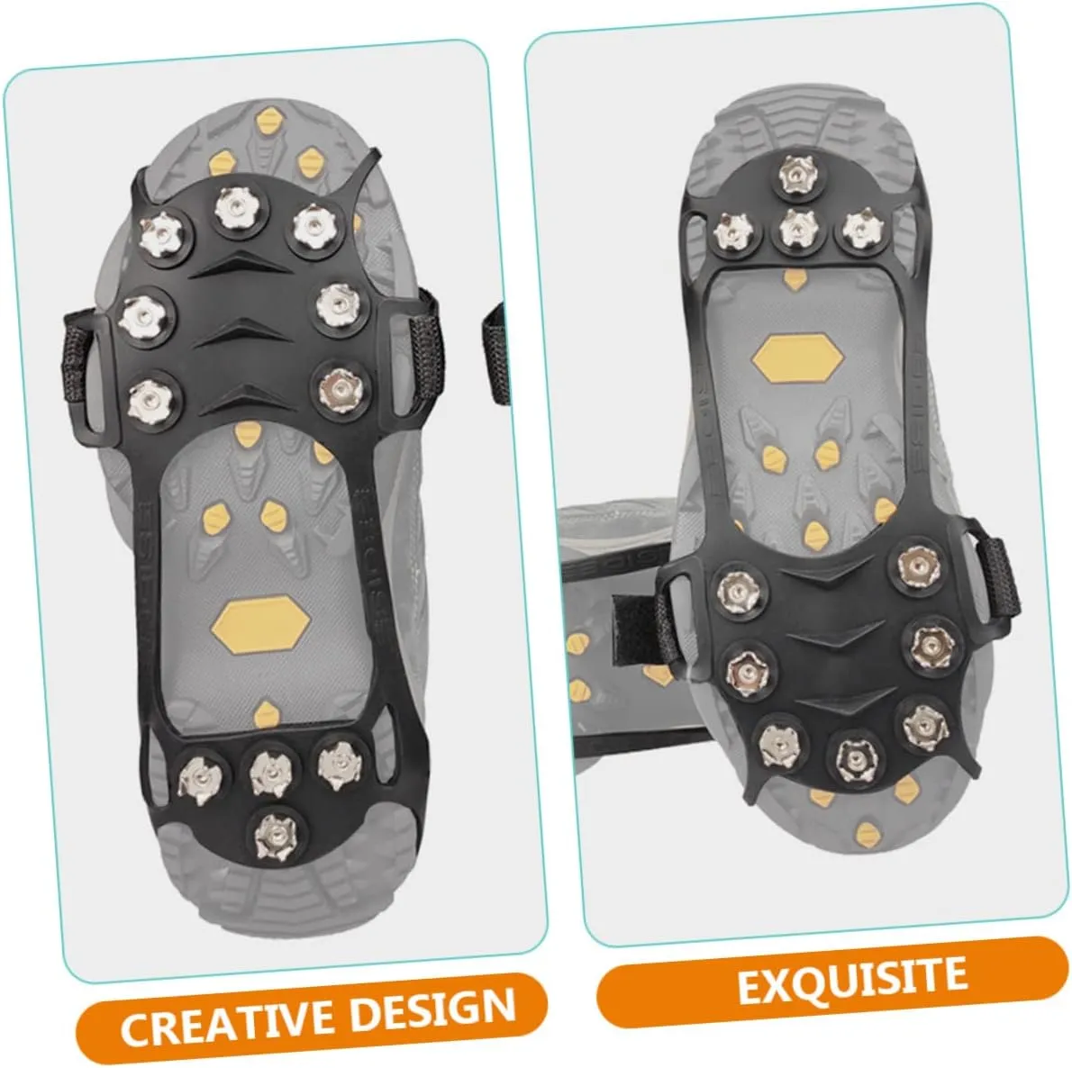 1 Pair Mountaineering Covers Anti-Slip Shoe Covers Climbing Anti-Slip Spike Climbing Shoes Grippers