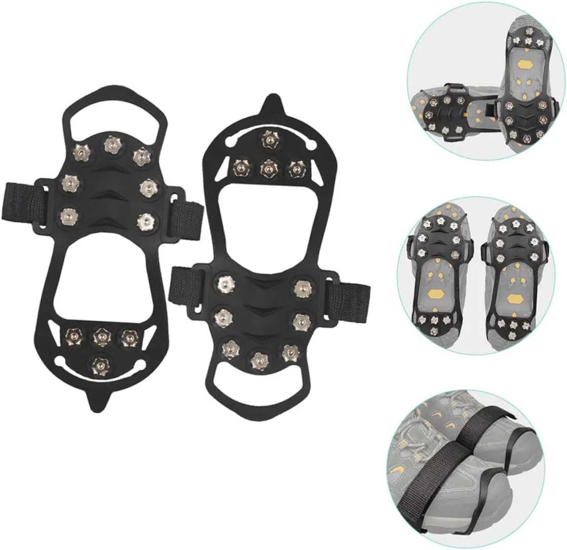 1 Pair Mountaineering Covers Anti-Slip Shoe Covers Climbing Anti-Slip Spike Climbing Shoes Grippers