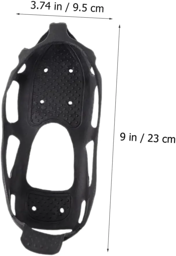 1 Set 24 Teeth Crampons Shoes Climbing Anti- Spike Anti-Slip Shoe Accessory Snowfield Shoe Cover Anti-