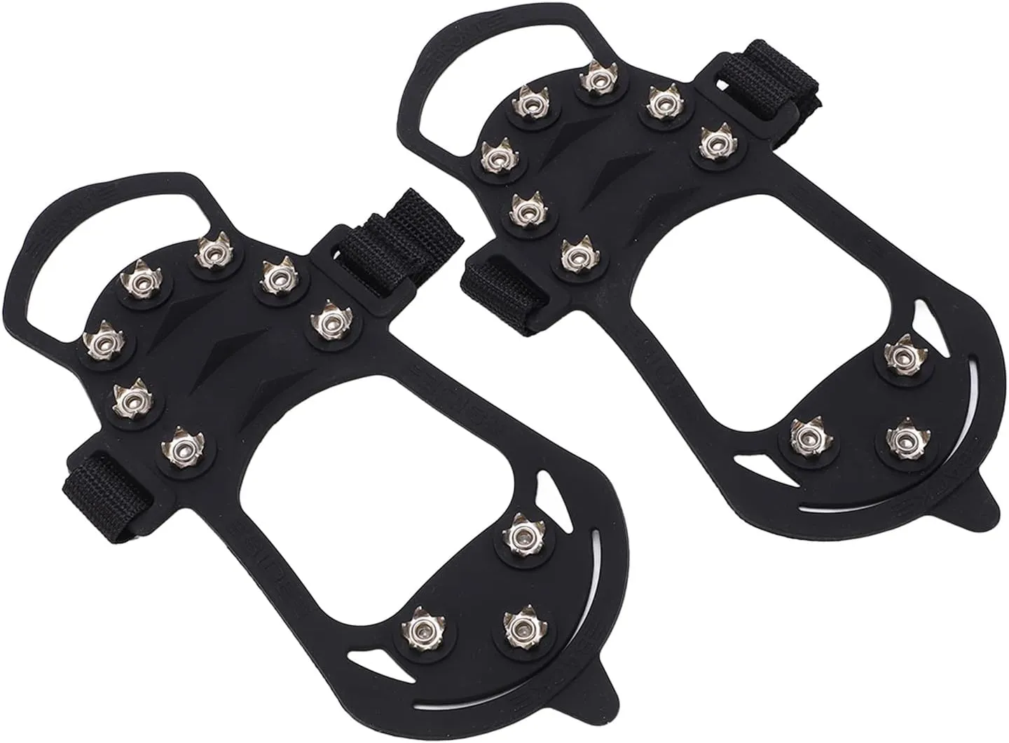 10 Tooth Crampons Shoe Cover Proof Mountaineering Ice Snow Gripper for Outdoor Climbing (M)