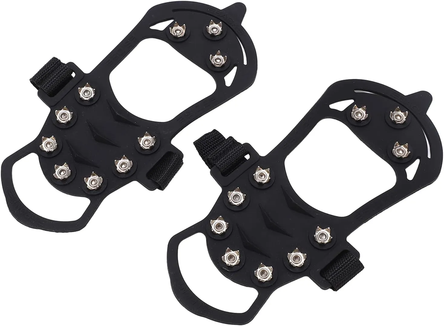 10 Tooth Crampons Shoe Cover Proof Mountaineering Ice Snow Gripper for Outdoor Climbing (M)