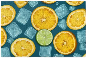 1000 Piece Jigsaw Puzzle for Adults Personalized Picture Puzzle Ice Cubes and Lemon Customized Wooden Puzzle for Family, Birthday, Wedding, Game Nights Gifts, 29.5"x19.7"