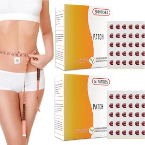100Pcs Belly Patch,Breathable Patches, Navel Sticker, Sweatproof Patches, Waterproof Stickers for Women Girls, Natural Belly Sticker for Women and Men, Abdomen Belly Pads