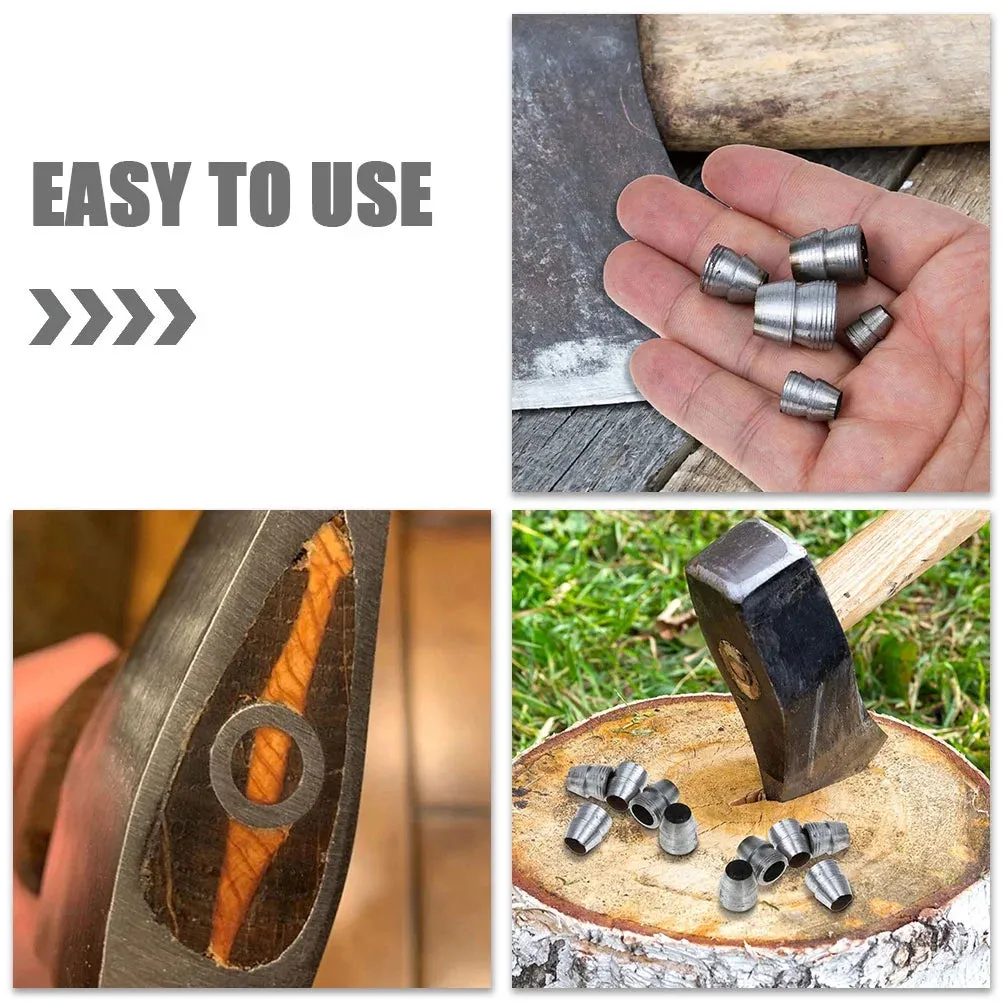 10Pcs Iron Wedge Axe Handle Fixing Accessories Axe Fixing Tools Axe Handle Splitting Wedge