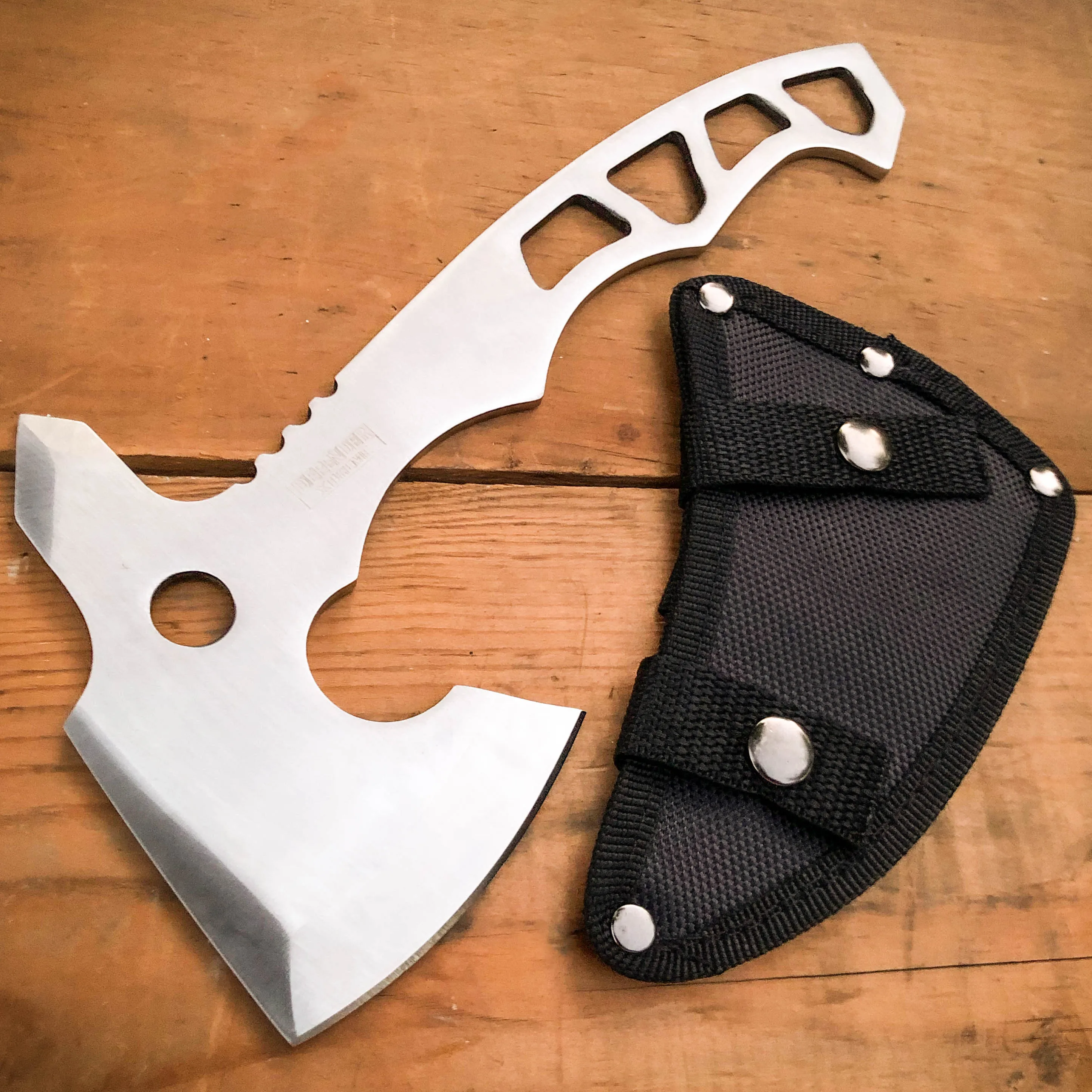 10" Tomahawk Throwing Axe Hatchet Camping Knife