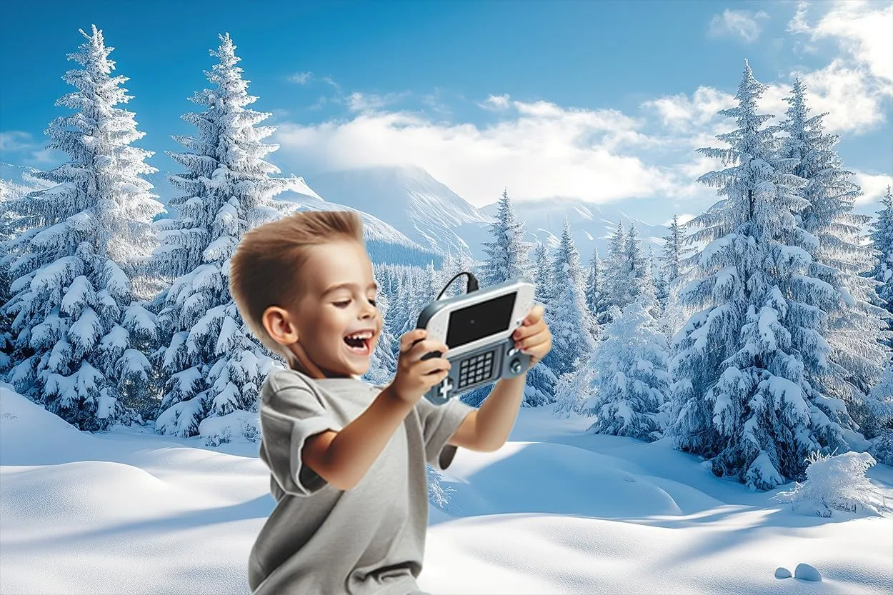 10x8ft Winter Snow Forest Backdrop White Xmas Trees Wintry Scene Alps Mountains Ice and Snow World Background Winter Wonderland Backdrop Christmas New Year Party Decor Banner Photo Studio Props