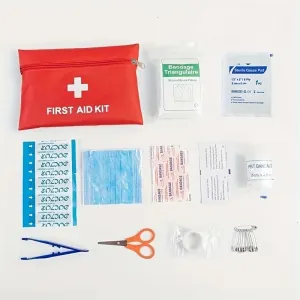 12-Piece Tactical First Aid Kit – Emergency Survival & Medical Bag for Car, Camping & Outdoor Use
