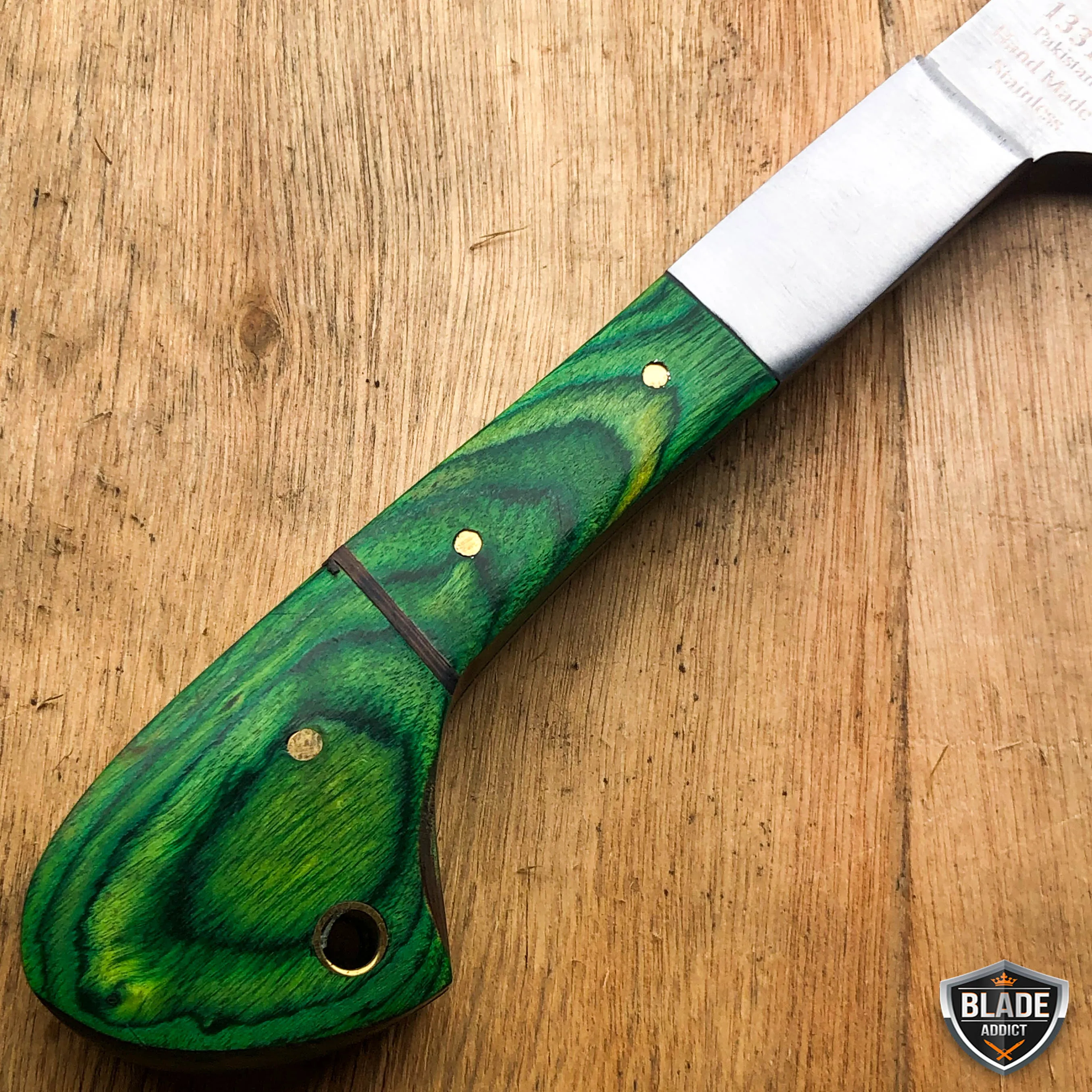 12" MEAT CLEAVER CHEF BUTCHER KNIFE Stainless Steel Chopper Full Tang Kitchen
