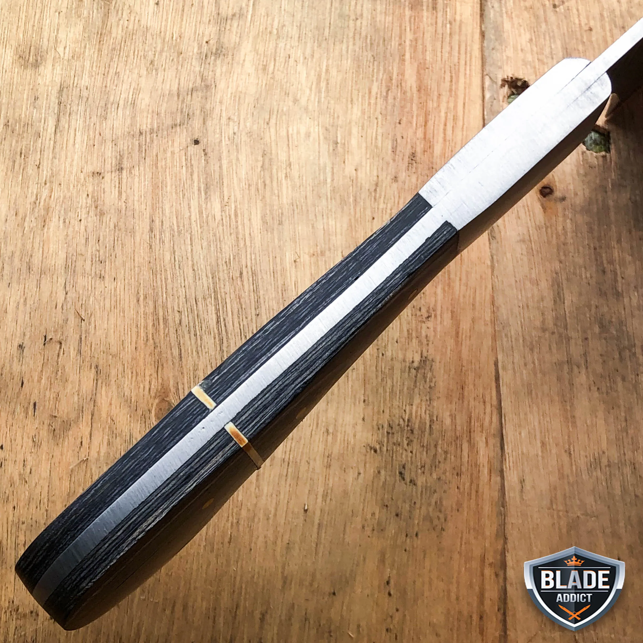 12" MEAT CLEAVER CHEF BUTCHER KNIFE Stainless Steel Chopper Full Tang Kitchen