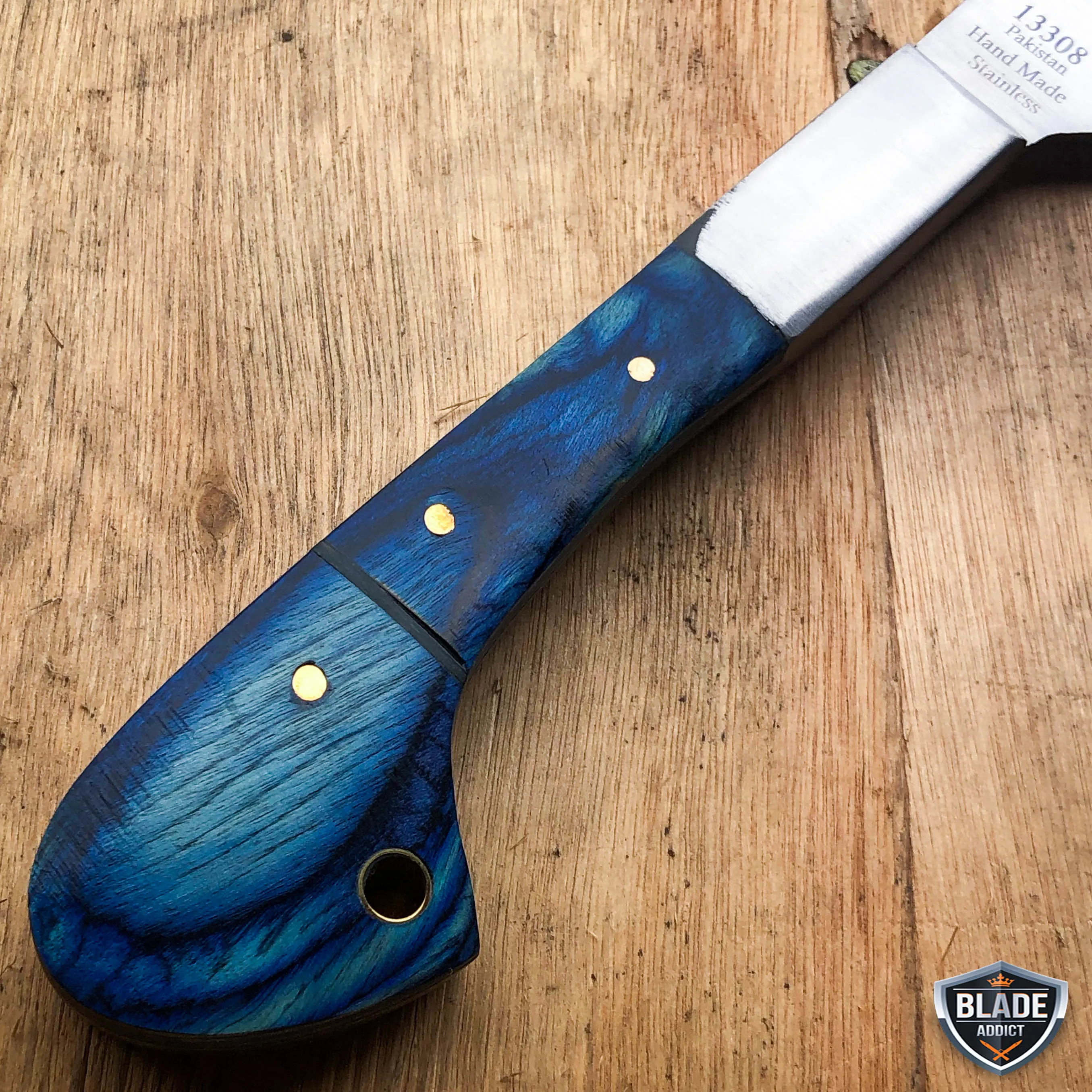 12" MEAT CLEAVER CHEF BUTCHER KNIFE Stainless Steel Chopper Full Tang Kitchen