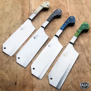 12" MEAT CLEAVER CHEF BUTCHER KNIFE Stainless Steel Chopper Full Tang Kitchen