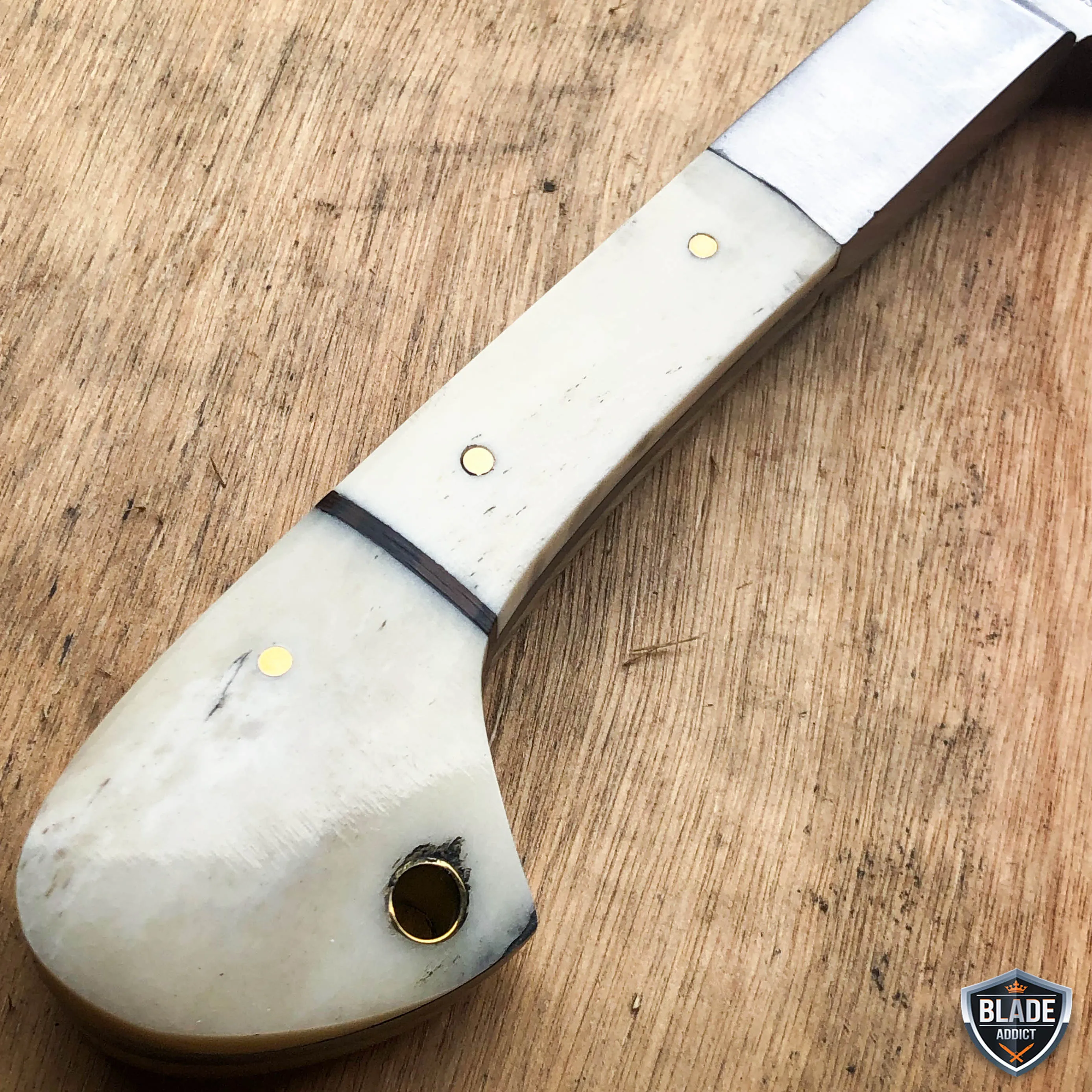 12" MEAT CLEAVER CHEF BUTCHER KNIFE Stainless Steel Chopper Full Tang Kitchen