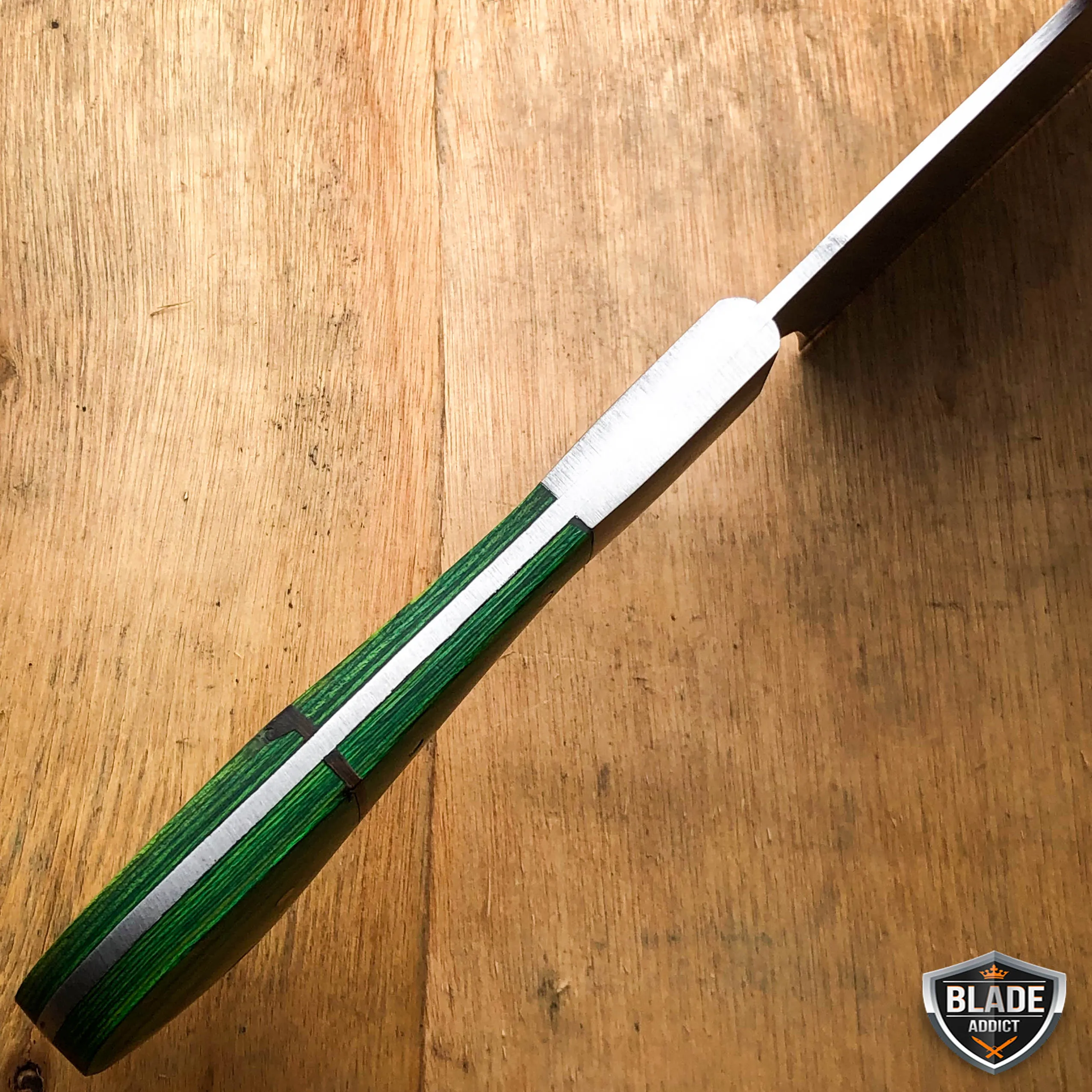 12" MEAT CLEAVER CHEF BUTCHER KNIFE Stainless Steel Chopper Full Tang Kitchen