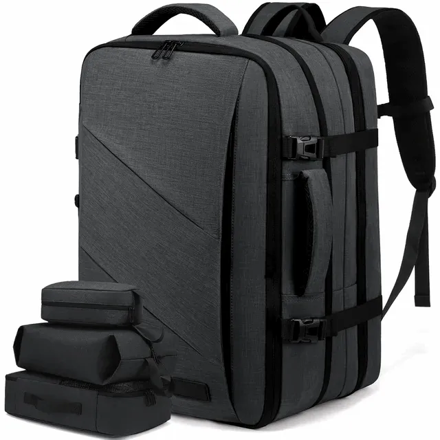 17in Laptop Backpack Travel Bag and 40L Carry On Suitcase