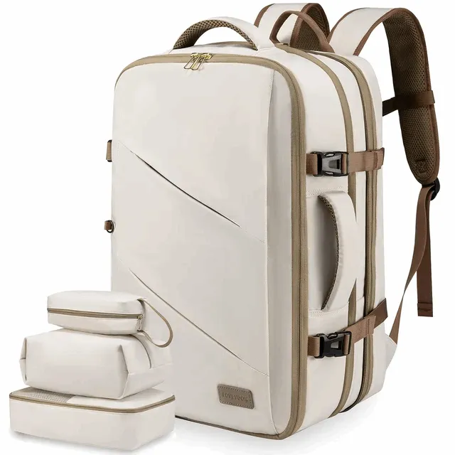 17in Laptop Backpack Travel Bag and 40L Carry On Suitcase