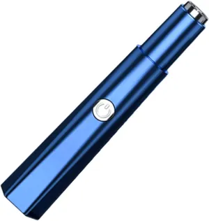 1Set Electric Nose Hair Trimmer Eyebrow Razor Portable Facial Hair Remover with Rotating Design for Precise Trimming of Nose Ear and Eyebrow Hair