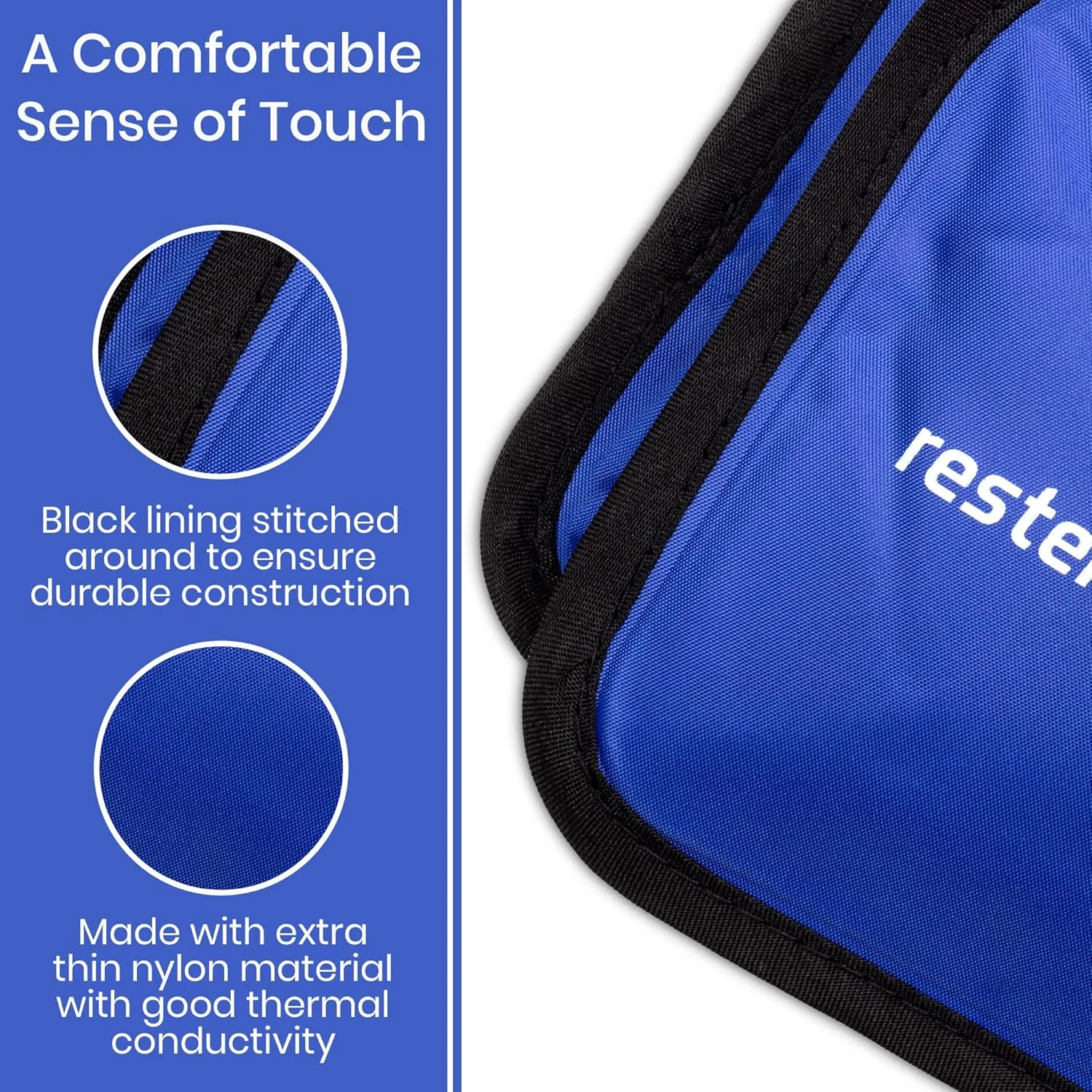 2 Pack Large Ice Packs for Injuries | 11" x 14.5" | Hot & Cold Pack | Reusable Gel Pack, Durable Construction, & Flexible When Frozen