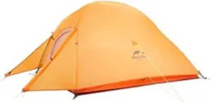 2 Person Lightweight Backpacking Tent with Footprint - Free Standing Dome Camping Hiking Waterproof Backpack Tents (Color : Yellow, Size : Large)