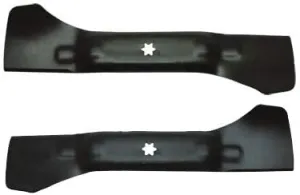 2 x 53.5 cm (42 inches) Lawn Tractor Blade Set for Gutbrod GLX JLX 105 R RA RAL RAL RALK Art RH RHL RHL-K RHL-SK