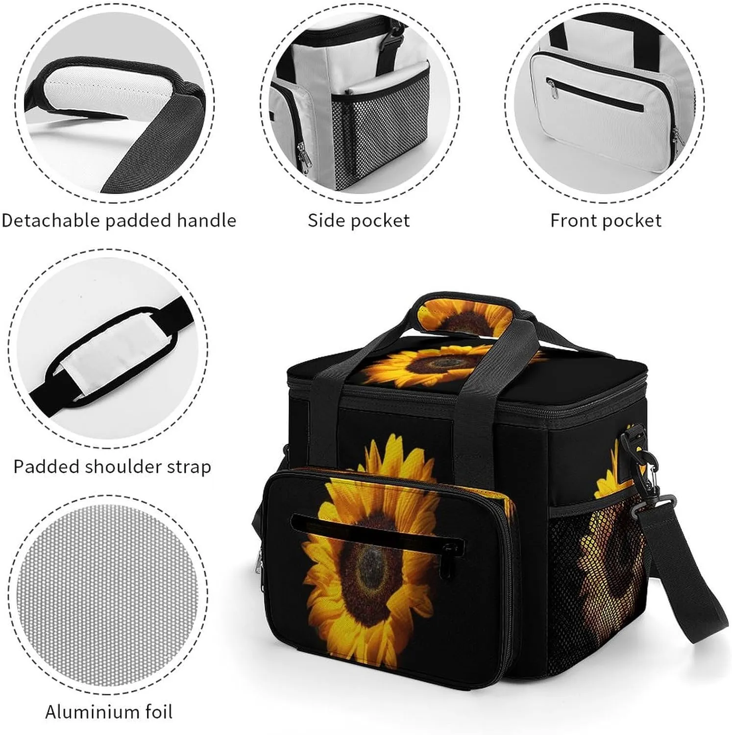 22.5L Insulated Camping Coolers Bag Large Leakproof Ice Chest for Beach Travel Picnic