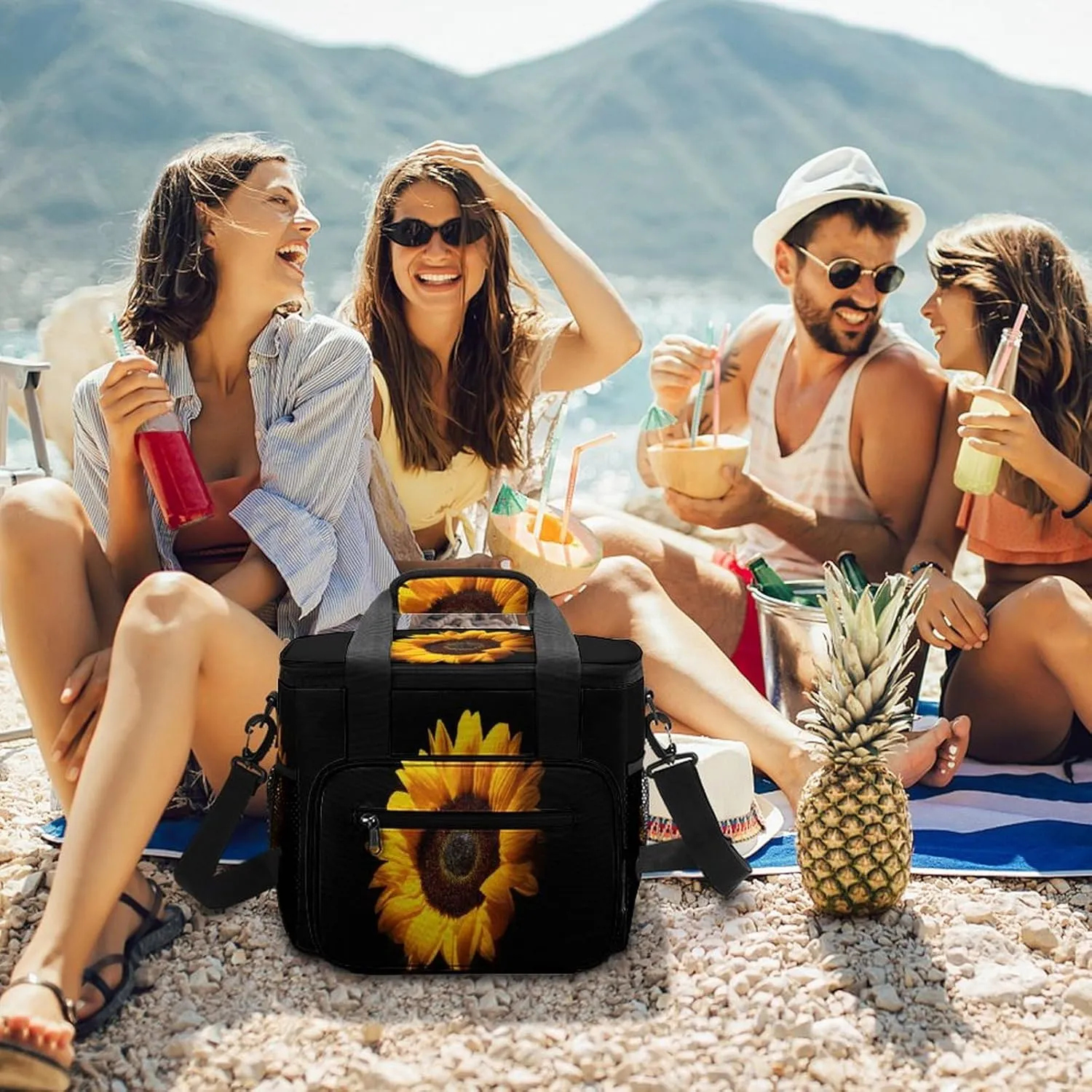 22.5L Insulated Camping Coolers Bag Large Leakproof Ice Chest for Beach Travel Picnic