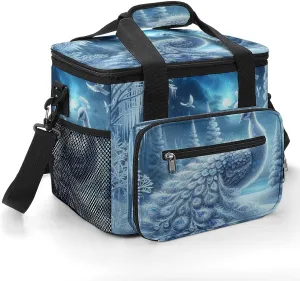 22.5L Waterproof Soft Cooler BagInsulated Lunch Box for Camping Fishing Beach Road Trips