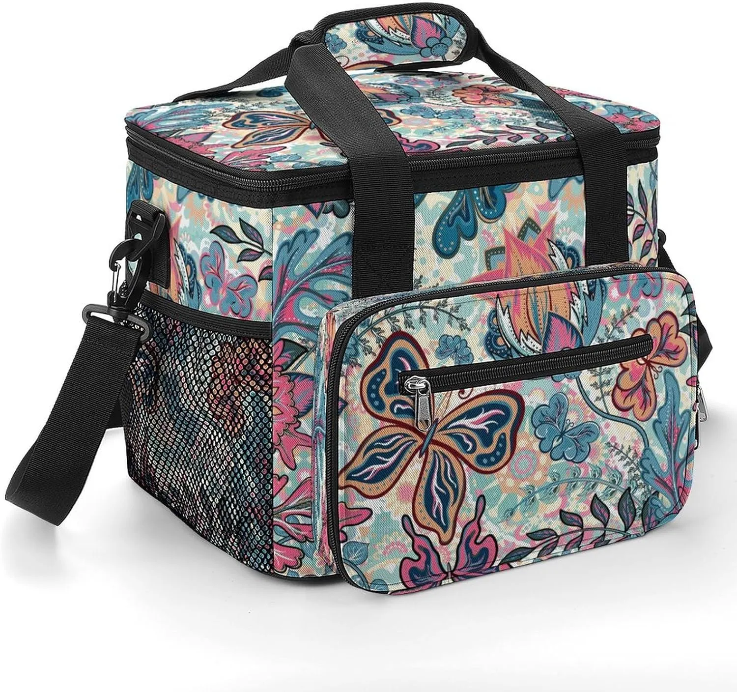 22.5L Waterproof Soft Cooler BagInsulated Lunch Box for Camping Fishing Beach Road Trips