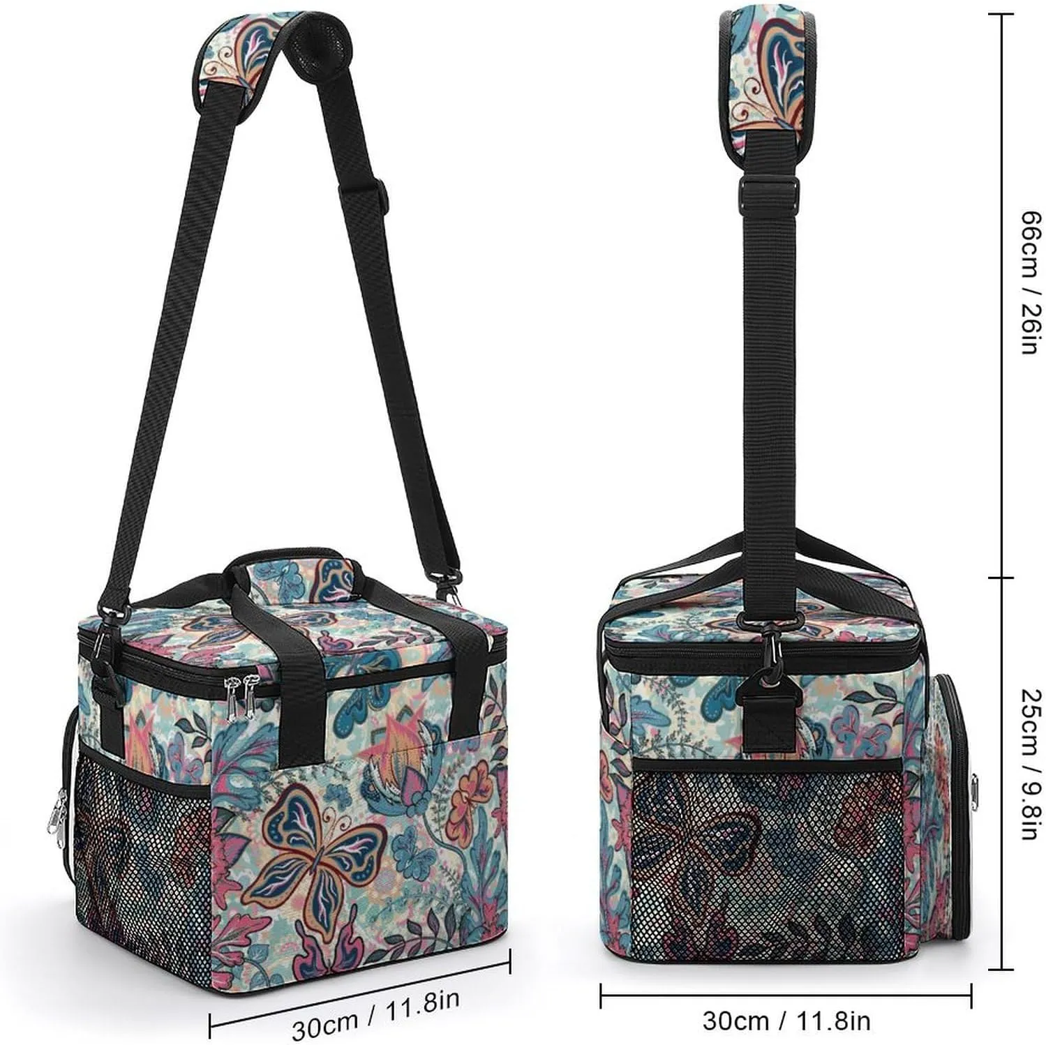 22.5L Waterproof Soft Cooler BagInsulated Lunch Box for Camping Fishing Beach Road Trips
