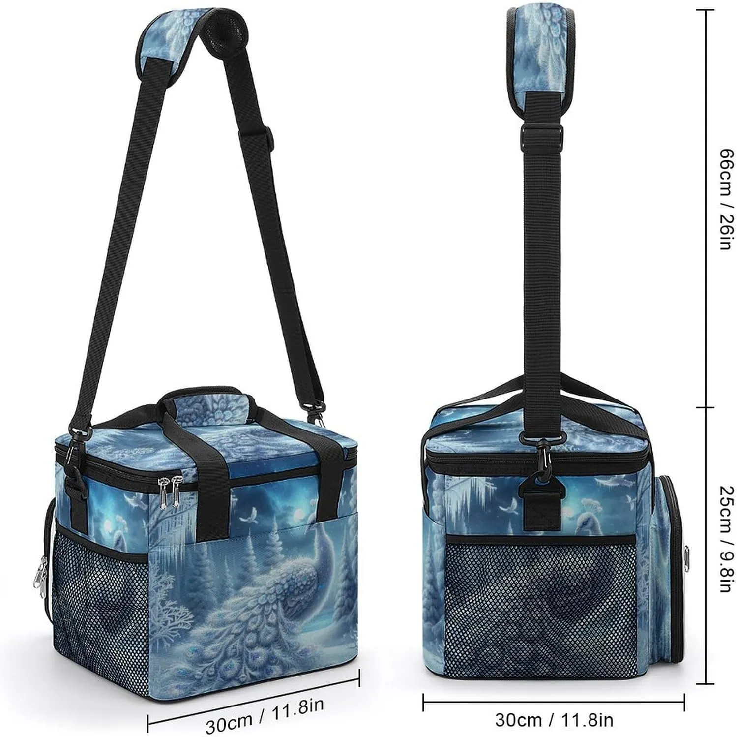 22.5L Waterproof Soft Cooler BagInsulated Lunch Box for Camping Fishing Beach Road Trips