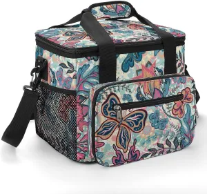 22.5L Waterproof Soft Cooler BagInsulated Lunch Box for Camping Fishing Beach Road Trips