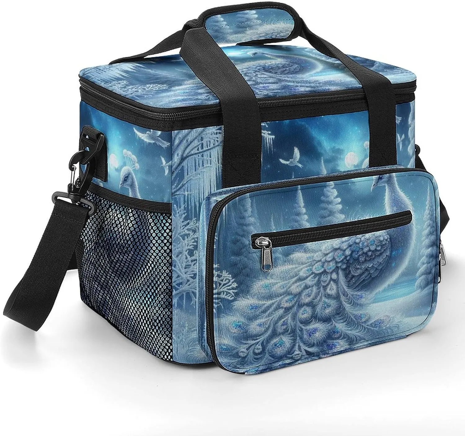 22.5L Waterproof Soft Cooler BagInsulated Lunch Box for Camping Fishing Beach Road Trips