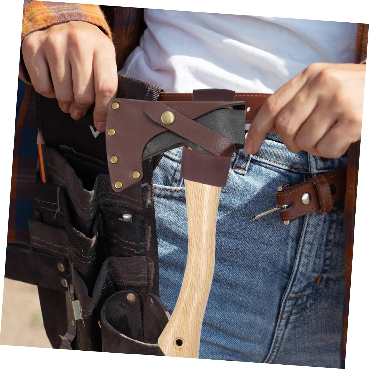 2pcs Ax Storage Cover Tools Hatchet Shield Protective Cover Covers Protector Outdoor Work
