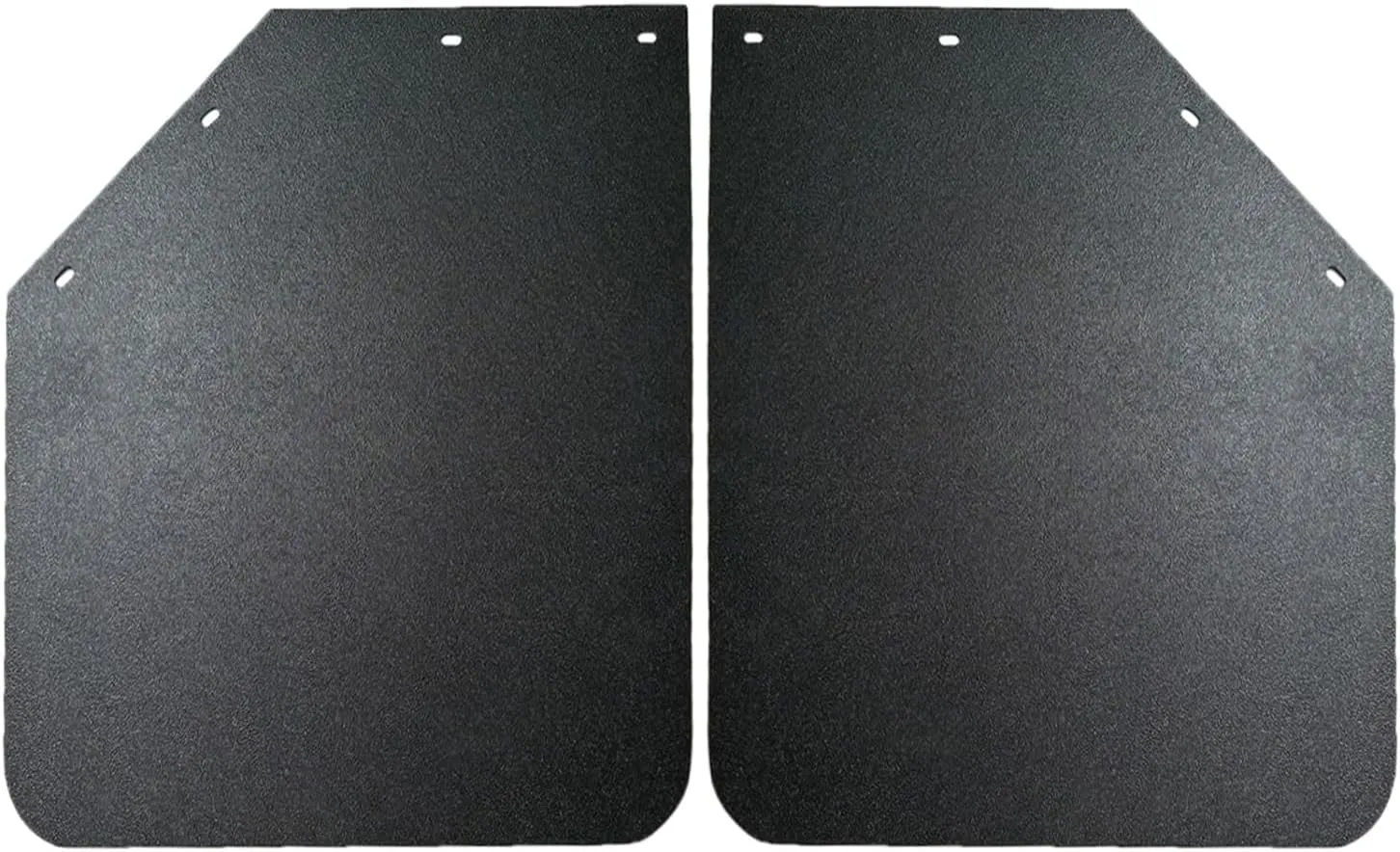 2PCS Universal Heavy Duty Polymer Mudflaps 24x30 Inch, Black Angled Splash Guard Mudflap for Semi Trucks Tractor Trailer