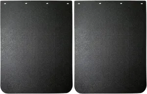 2PCS Universal Heavy Duty Polymer Mudflaps 24x30 Inch, Black Splash Guard Mudflap for Semi Trucks Tractor Trailer