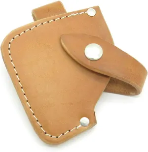 3.125" Blade Leather Camp Axe Hatchet Camping Fixed Knife Sheath
