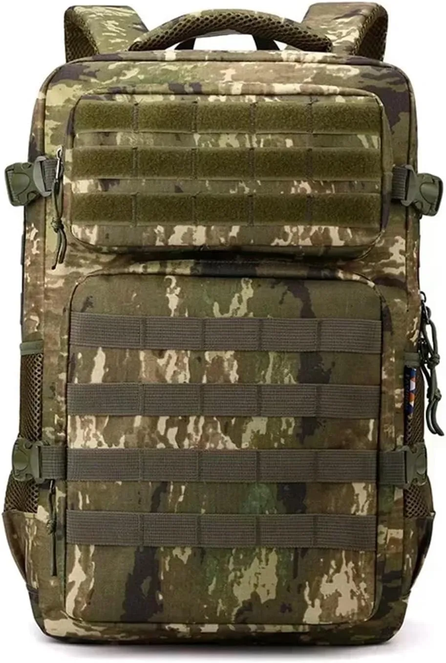 35L 1000D Nylon Waterproof Outdoor Rucksacks Tactical Sports Camping Hiking Trekking Hunting Molle Backpack(Yellow camouflage)