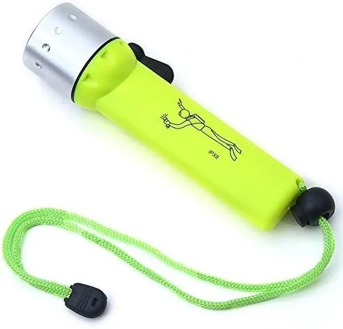 360 Tactical LED Waterproof Diving Flashlight 2000 Lumens Underwater Lamp Flashlight Handy Hiking,Camping Flashlight, Flashlight for Scuba Snorkeling