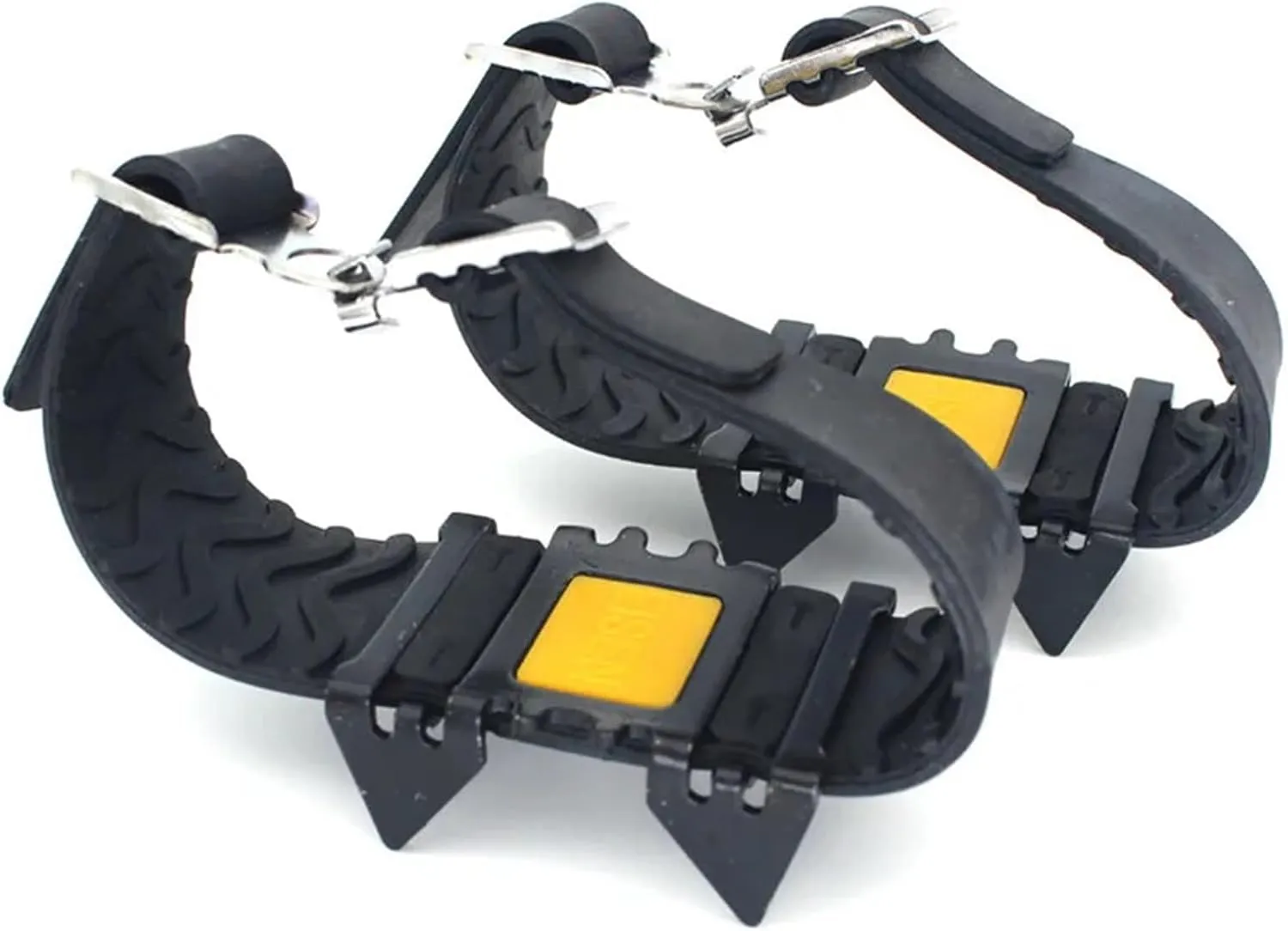 4 Stude New Ice Claw Universal Outdoor Anti-Skid Snow Ice Climbing Shoe Spikes Grips Crampons Cleats Overshoes Traction