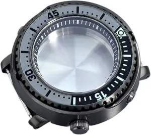 43mm Tuna Canned C3 Bezel Watch Case Fit For Seiko NH34 NH35 NH36 NH38 Movement 20ATM Waterproof Men Diving Replace Case 3.8 Crown Watch case
