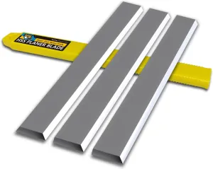 4Inch HSS Jointer Planer Knives Blades for Delta 4" 37-290 Walker Turner 4 x 19/32 x 3/32 Ihches 3pcs