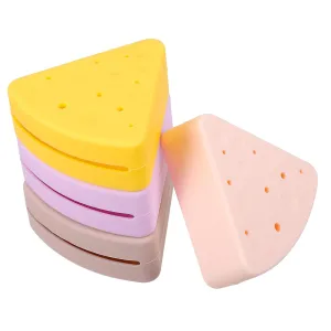 4pcs Beauty Sponge Holder Case Triangle Makeup Puff Storage for Travel Lightweight Breathable Design for Organizing Makeup Kit