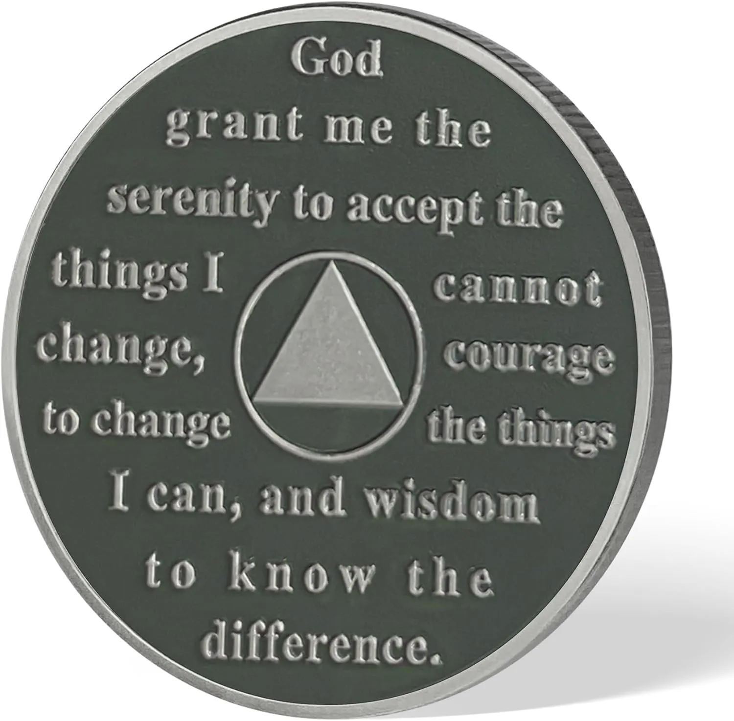 5 Year Sobriety Coin Gifts | Double Flower Black Butterfly AA Coin - HA AA Chip Medallion with Serenity Prayer | Narcotics Alcoholics Anonymous Gifts for Anniversary Year for Men & Women in Recovery