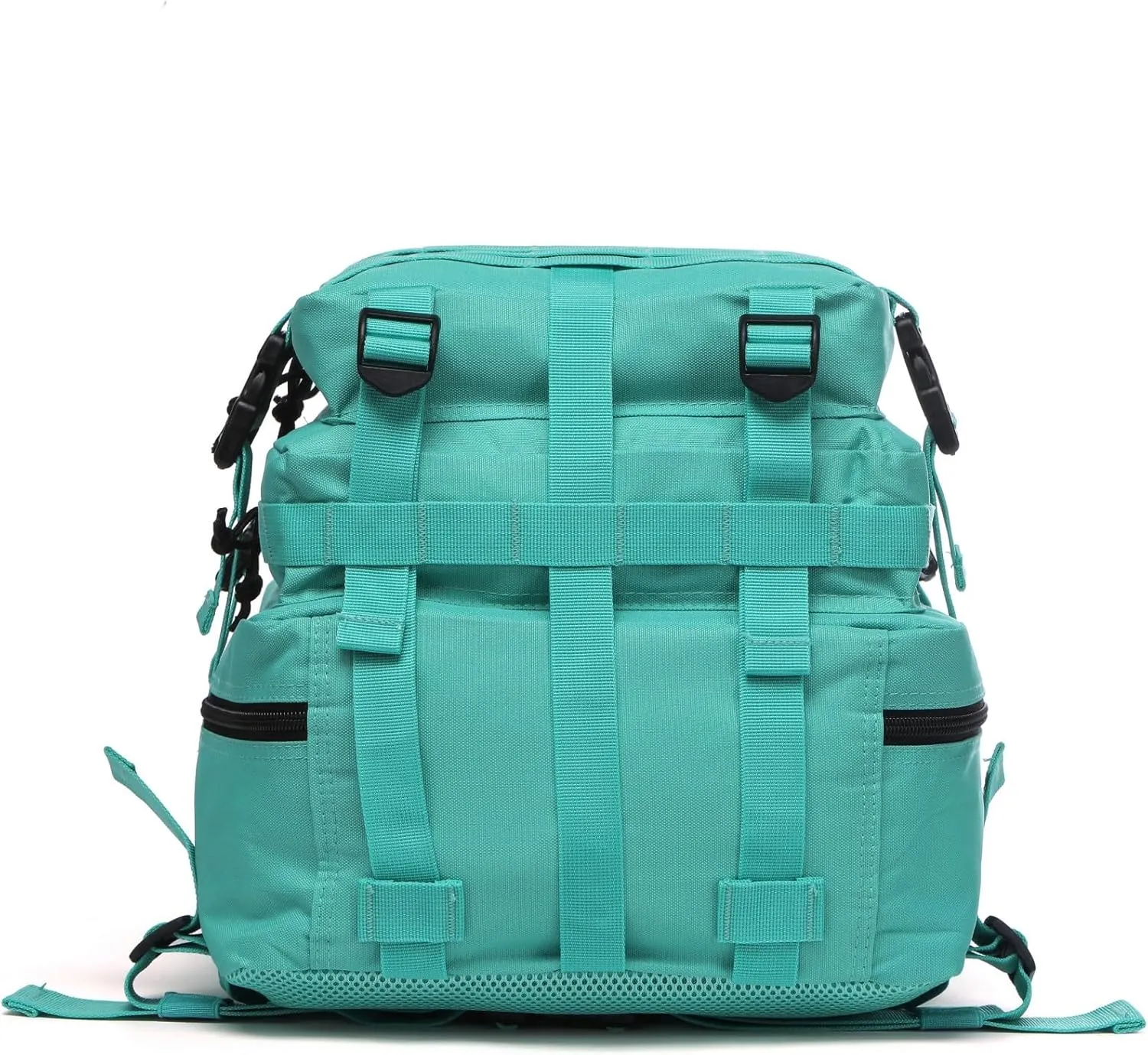 50L Sturdy Nylon Waterproof Fishing Hunting Backpack Outdoor Military Rucksacks Tactical Sports Camping Hiking (Cyan)