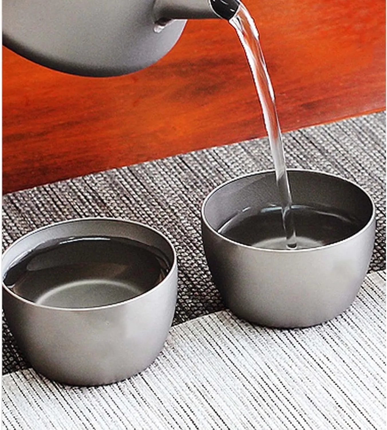 50ML Pure Titanium Tea Cup Outdoor Household Lightweight Portable Coffee Cup 1PC(50ML A)