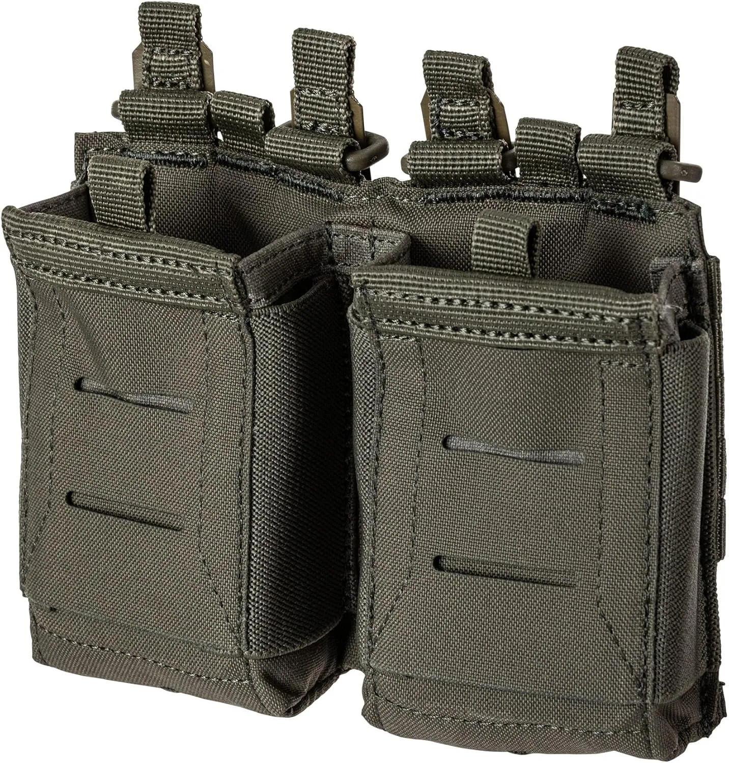 5.11 Tactical Flex Double AR Mag Pouch 2.0 - Versatile Flex-HT Mounting Holster, Concealed Retention, Waterproof Straps, 1 SZ, Style 56754ABR