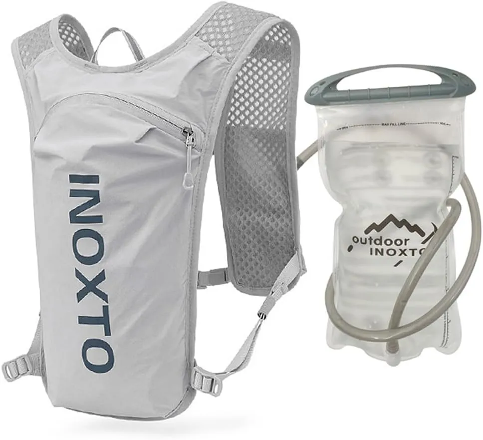 5L Running Hydration Vest Backpack Breathable Jogging Sports Backpack with 1.5L Water Bladder